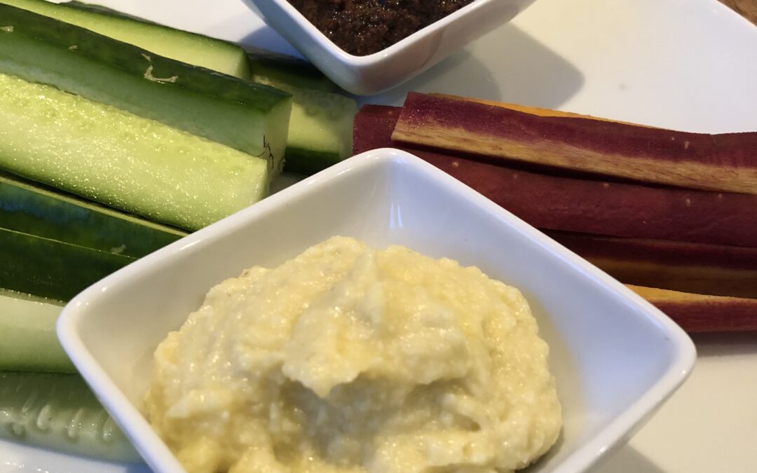 AIP Dips Recipes: Have you overdone it with guacamole?  Try artichoke “hummus” and home-made tapenade